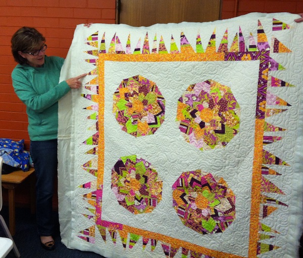 Quilt by our "Queen of Scraps", Liz.