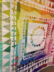 Amira's rainbow version of the Modern Medallion!